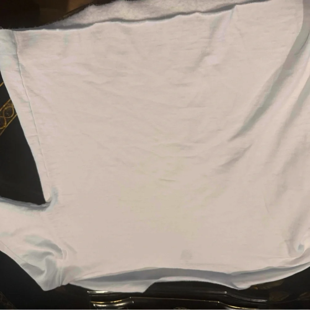 Recycled Karma White David Bowie Graphic Long Bell Sleeve Sweatshirt - Picture 5 of 5